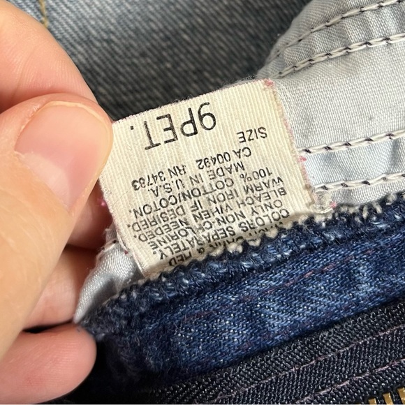 Vintage 80’s Lee USA Tapered Baggy Leg Pleated High Waisted Mom Jeans Sz 9P - Picture 8 of 9